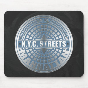 Manhole Covers Manhattan Mouse Mat