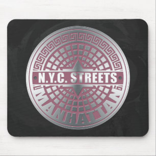 Manhole Covers Manhattan Mouse Mat