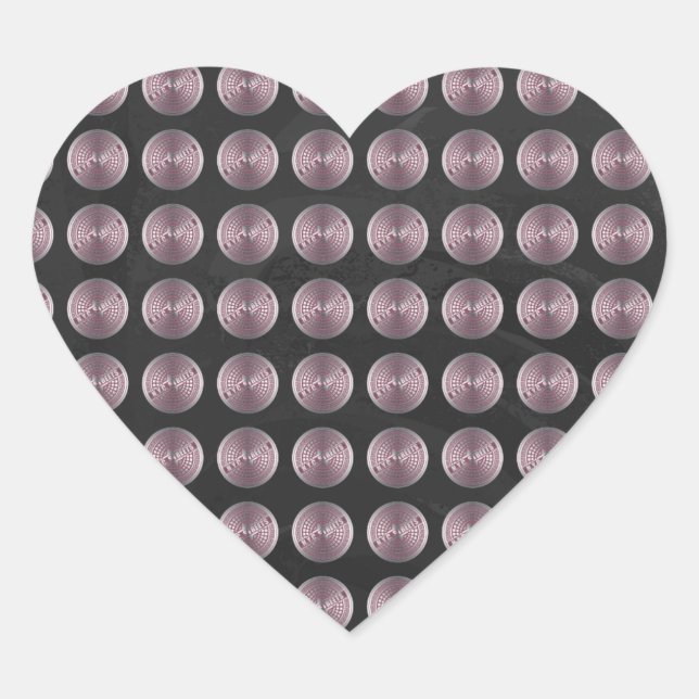 Manhole Covers NYC Heart Sticker (Front)