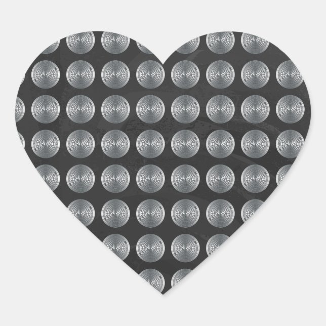 Manhole Covers NYC Heart Sticker (Front)