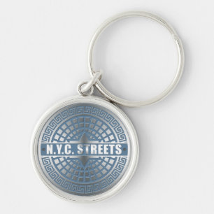 Manhole Covers NYC Key Ring