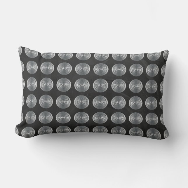 Manhole Covers NYC Lumbar Cushion (Front)