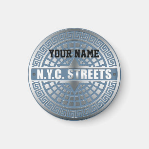 Manhole Covers NYC Magnet