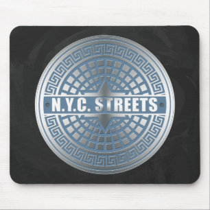 Manhole Covers NYC Mouse Mat