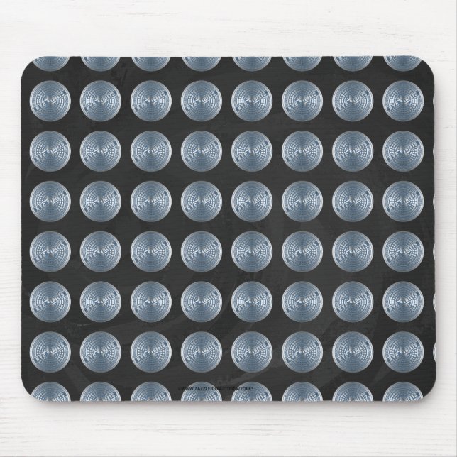 Manhole Covers NYC Mouse Mat (Front)