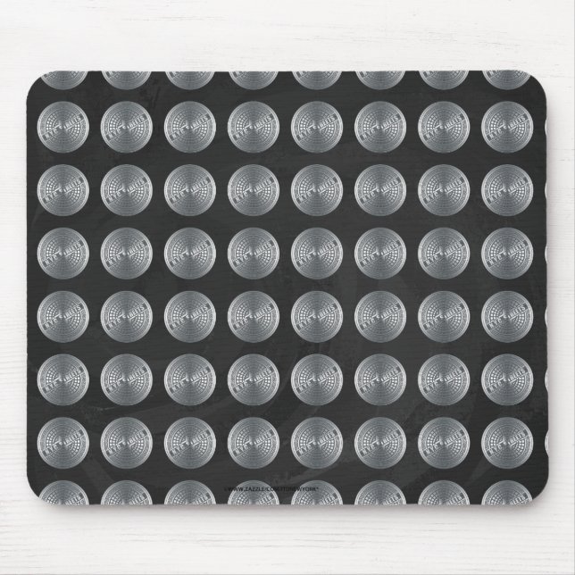 Manhole Covers NYC Mouse Mat (Front)
