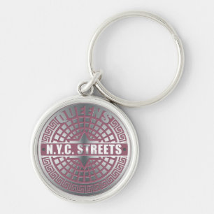 Manhole Covers Queens Key Ring
