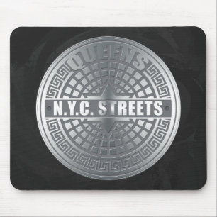 Manhole Covers Queens Mouse Mat
