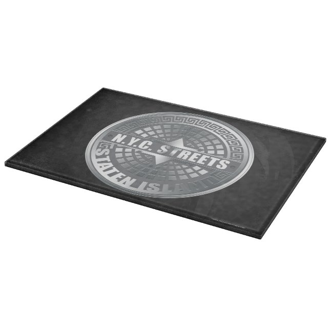 Manhole Covers Staten Island Cutting Board (Corner)