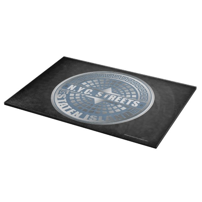 Manhole Covers Staten Island Cutting Board (Corner)