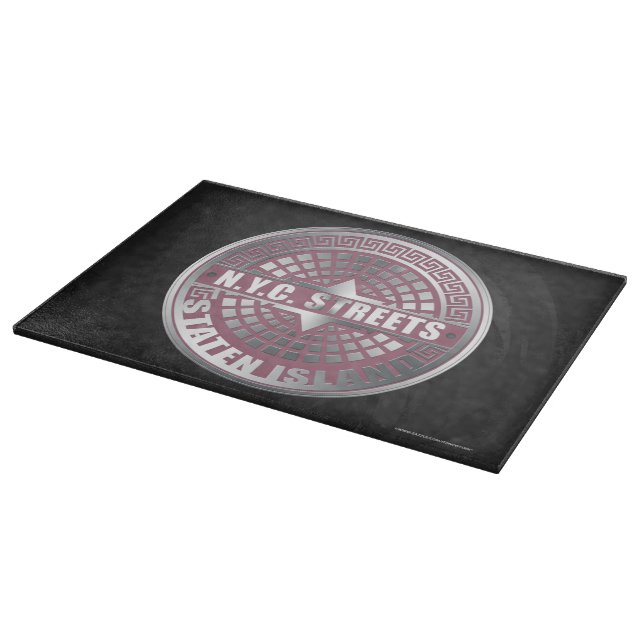 Manhole Covers Staten Island Cutting Board (Corner)
