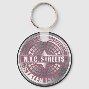 Manhole Covers Staten Island Key Ring