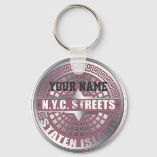 Manhole Covers Staten Island Key Ring