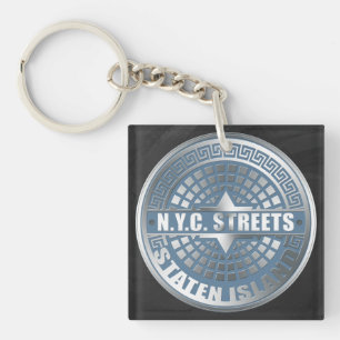 Manhole Covers Staten Island Key Ring