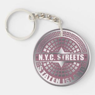 Manhole Covers Staten Island Key Ring