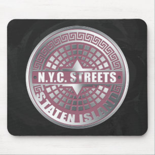 Manhole Covers Staten Island Mouse Mat