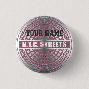 Manhole CoversNYC 3 Cm Round Badge