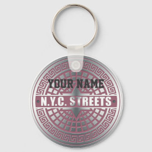 Manhole CoversNYC Key Ring