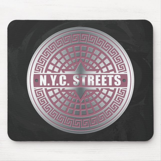 Manhole CoversNYC Mouse Mat (Front)