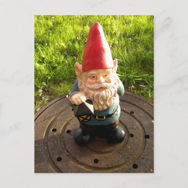 Manhole Gnome Postcard (Front)