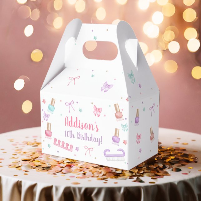 Mani-Pedi Party Manicure Pedicure Nail Polish Favour Box (Creator Uploaded)