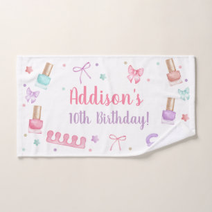 Mani-Pedi Party Manicure Pedicure Nail Polish Hand Towel