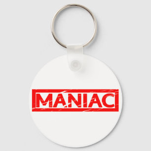 Maniac Stamp Key Ring