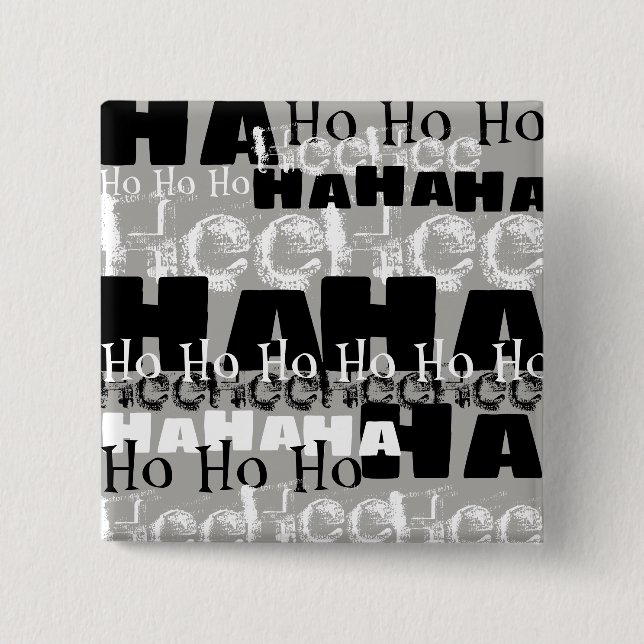 Maniacal Laughter 15 Cm Square Badge (Front)