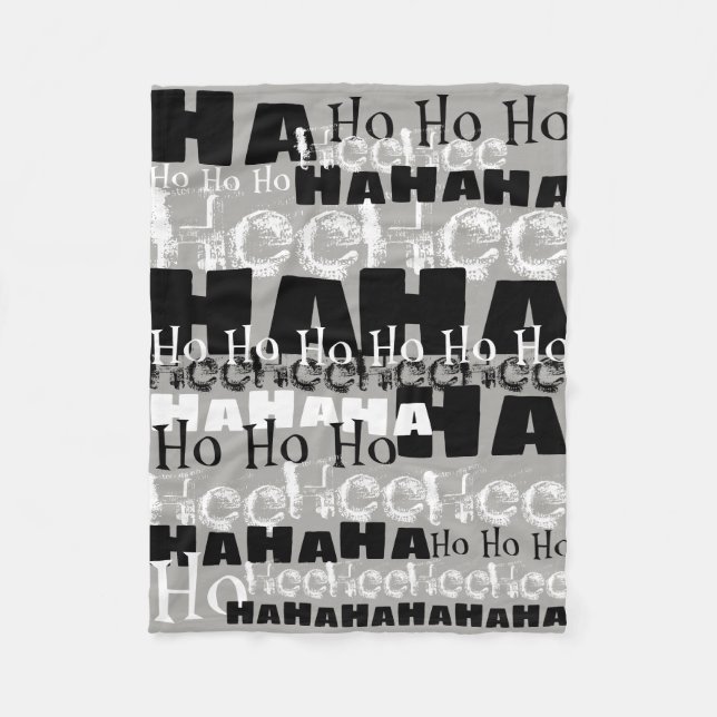 Maniacal Laughter Fleece Blanket (Front)