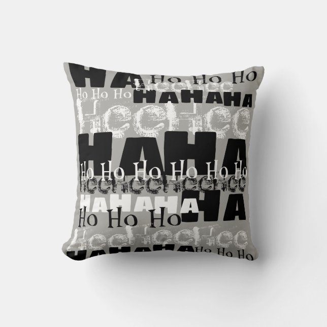Maniacal Laughter Reversible Pillow (Front)