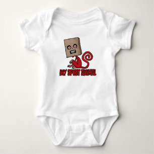 Maniacal Masked Monkey Spirit Animal Baby Bodysuit