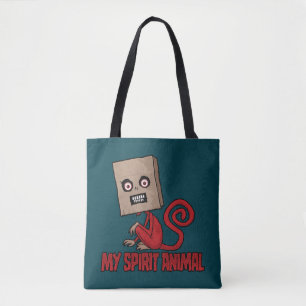 Maniacal Masked Monkey Spirit Animal Tote Bag