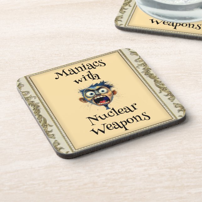 Maniacs Beverage Coaster (Left Side)