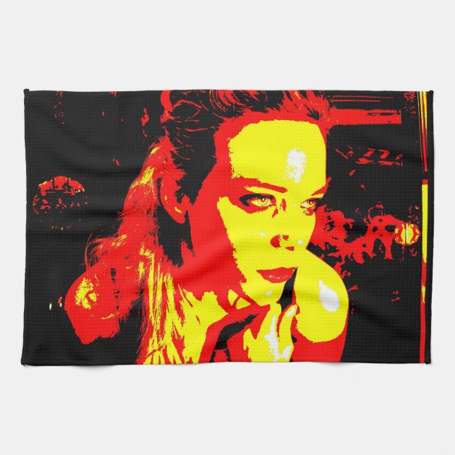 Manic Kin 2 Tea Towel (Horizontal)