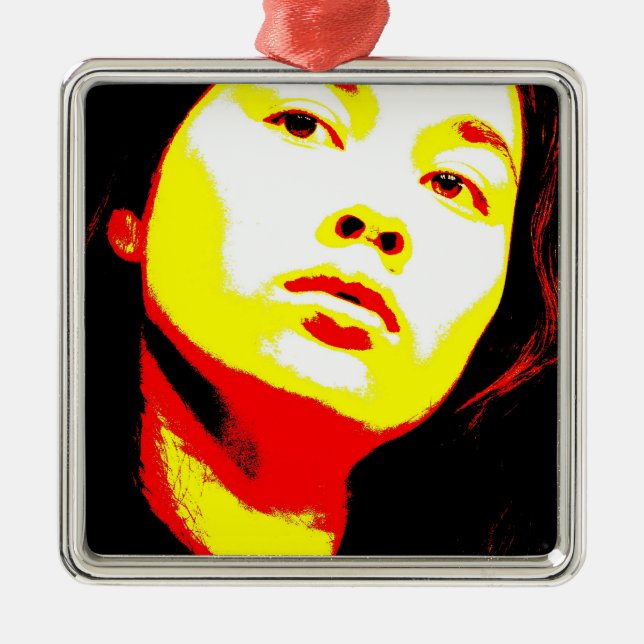 Manic Kin 6 Metal Tree Decoration (Front)