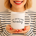 Manic Momday | Busy Mom Modern Mother's Day Pun Coffee Mug<br><div class="desc">Simply,  stylish "Just another manic momday" custom design in modern typography with a fun take on the song Manic Monday for busy moms! The perfect unique and trendy gift for a new mom,  mother's day,  mom's birthday or just because!</div>