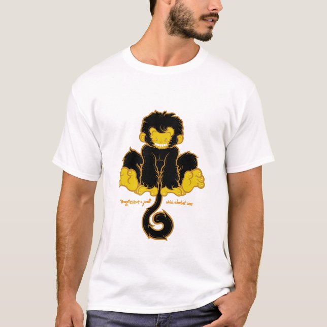 Manic Mongo Monkey 4 T-Shirt (Front)