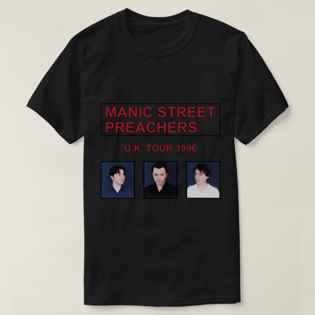 Manic Street Preachers Uk 1996 T-Shirt (Design Front)