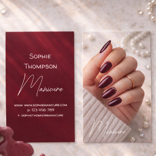 Manicure artist business card