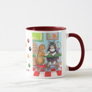 Manicure Cats Bud & Tony Mug