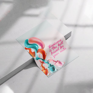 Manicure is the best friend for your nails, nail  poster