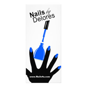 MANICURE PEDICURE Coupon Menu blue