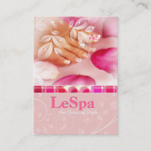 Manicure Pedicure Salon Technician  Business Card