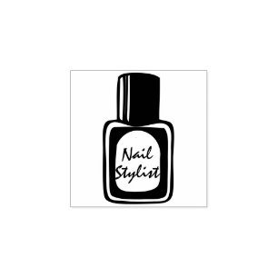 Manicure Prosthetic Nails Rubber Stamp