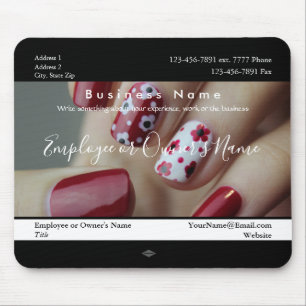 Manicured Nails Promo Business Photo Mousepad