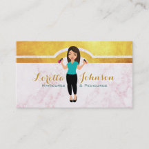 Manicurist Business Cards