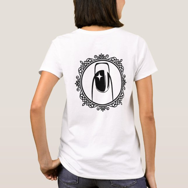 Manicurist design is Beautiful Art T-Shirt (Back)