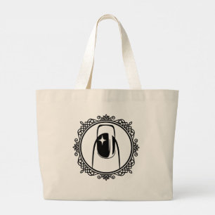 Manicurist Design is Beautiful Large Tote Bag