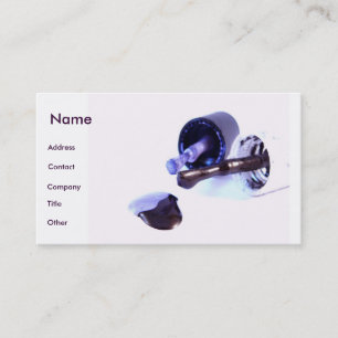 Manicurist In Deep Purple Business Card