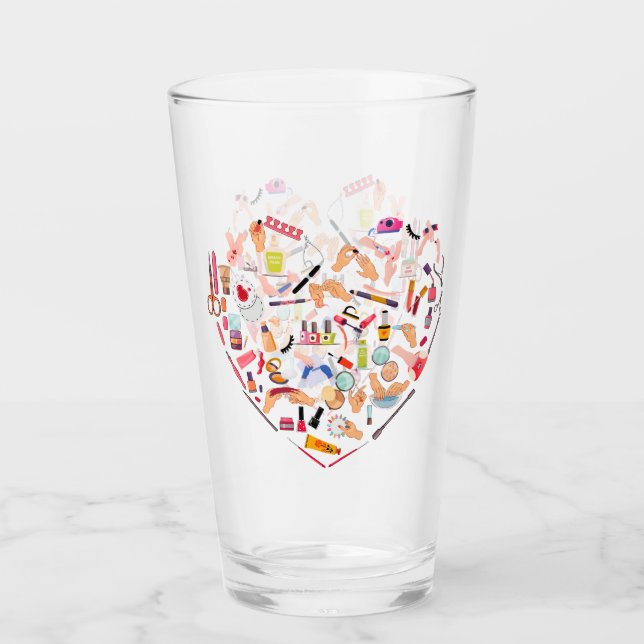 Manicurist Nail Technician Tool Heart Glass (Front)